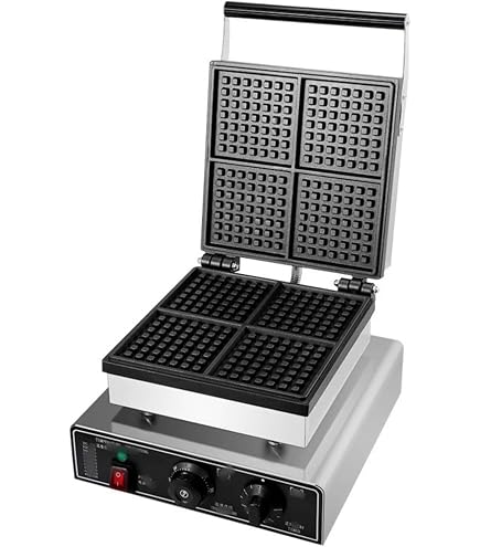 Amazon.co.jp: 電気ワッフルメーカー、4個のツリーワッフルスティック